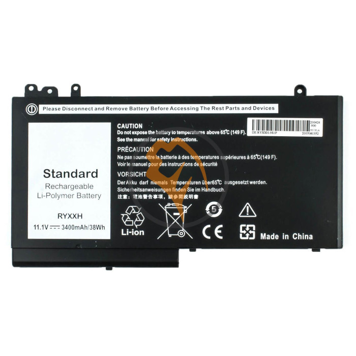 Акумуляторна батарея Dell Latitude E5250 RYXXH 3230mAh