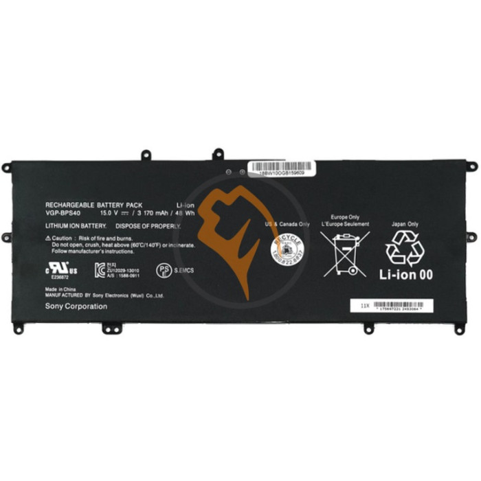 Акумуляторна батарея Sony VGP-BPS40 3200mAh