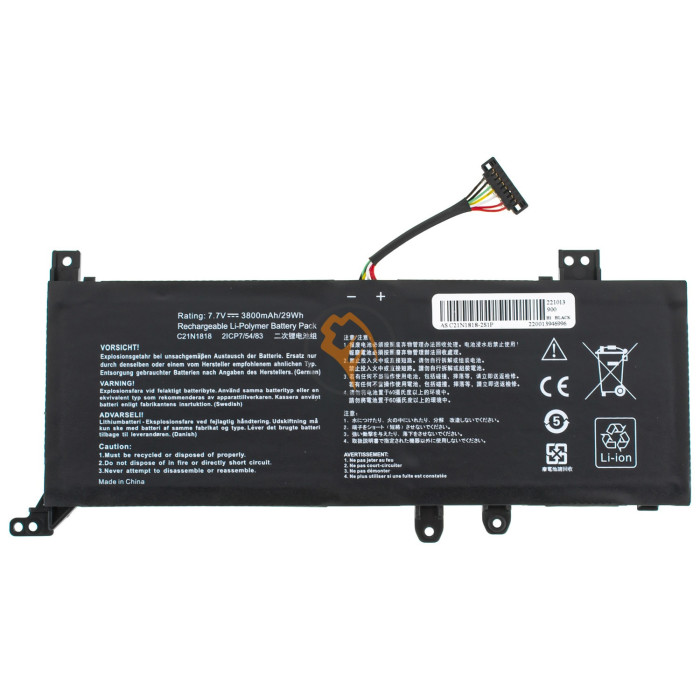 Акумуляторна батарея Asus VivoBook F412DA C21N1818 3800mah