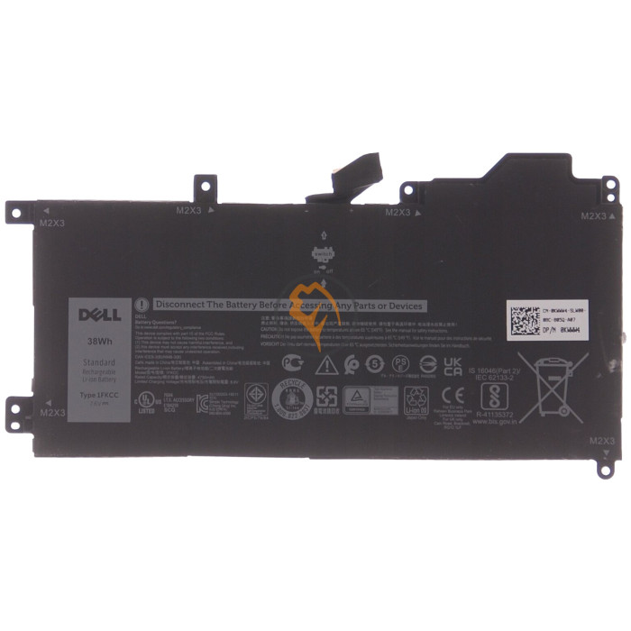 Оригінальна акумуляторна батарея Dell Latitude 7200 1FKCC 38Wh