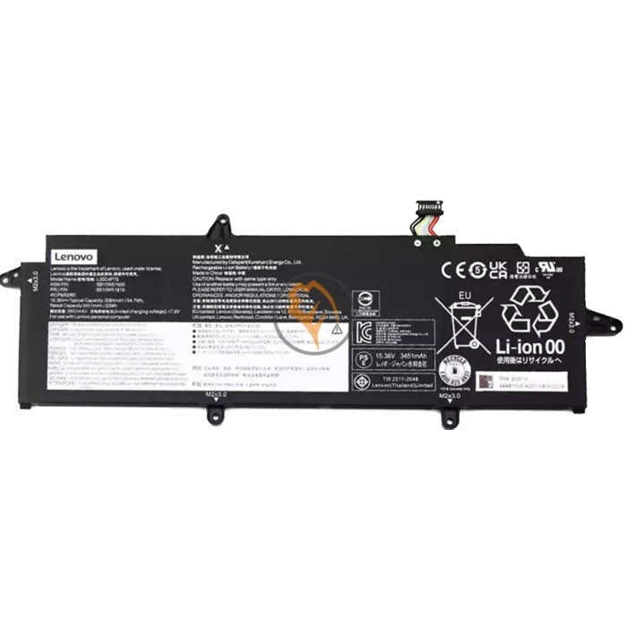 Оригінальна акумуляторна батарея Lenovo ThinkPad X13 Gen 3 L20M4P73 54.7Wh