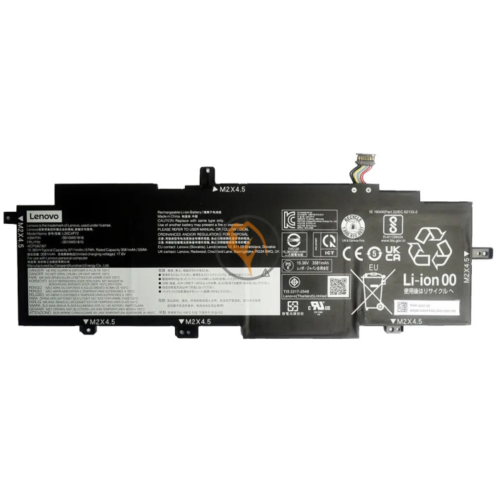 Оригінальна акумуляторна батарея Lenovo ThinkPad T14s Gen 2 L20C4P72 57Wh