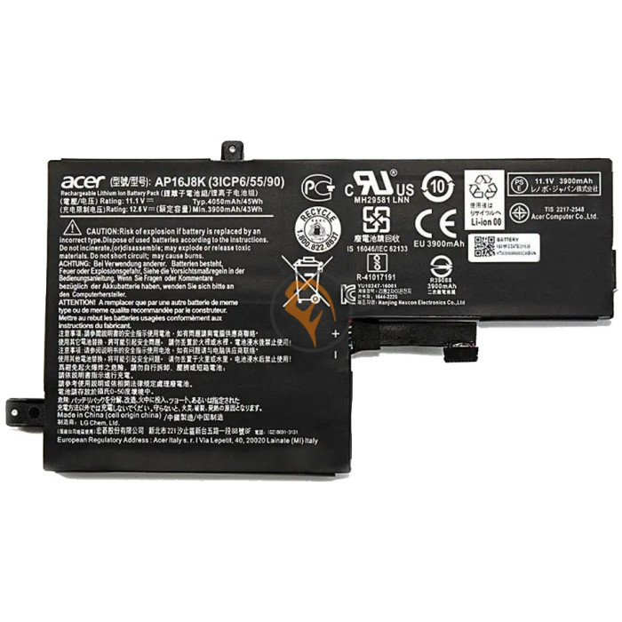 Оригінальна акумуляторна батарея Acer Chromebook 11 C731 AP16J8K 45Wh