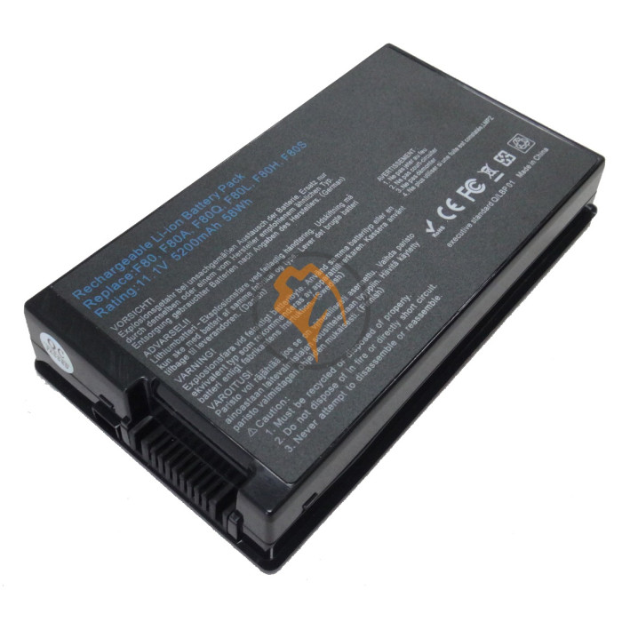 Акумуляторна батарея Asus A32-F80 5200mAh