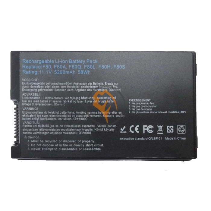 Акумуляторна батарея Asus A32-F80 5200mAh
