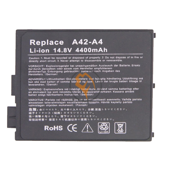 Акумуляторна батарея Asus A42-A4 A4 4400mAh