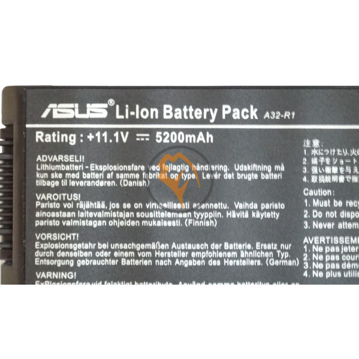 Оригінальна акумуляторна батарея Asus A32-R1 5200mAhr