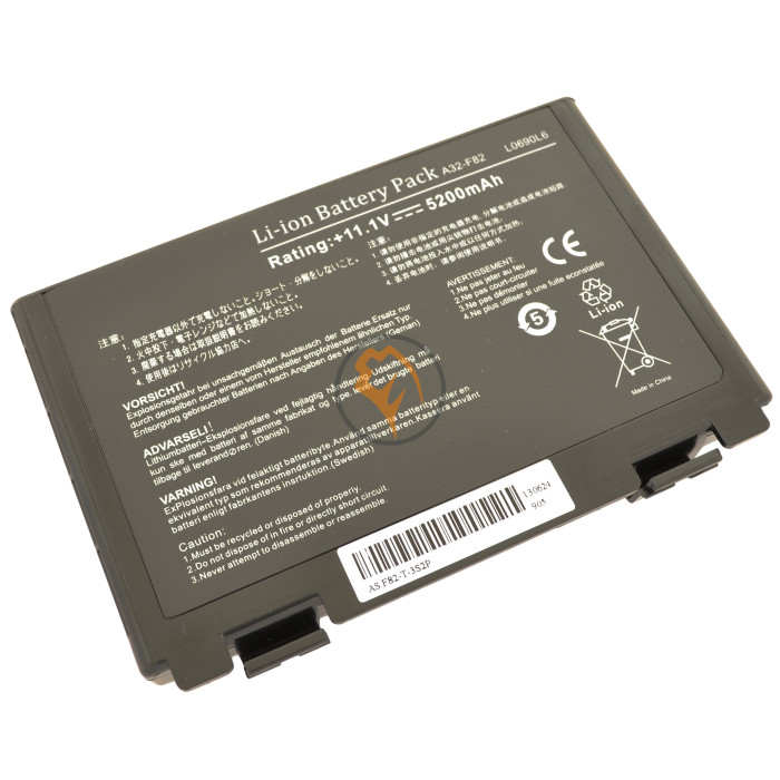 Акумуляторна батарея Asus A32-F82 K40 5200mAh