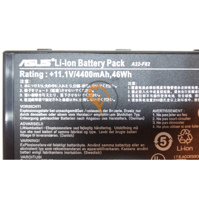 Оригінальна акумуляторна батарея Asus A32-F82 K40 4400mAh