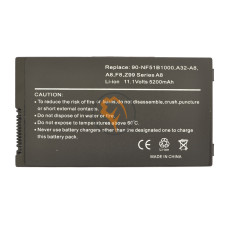 Акумуляторна батарея Asus A32-A8 5200mAh