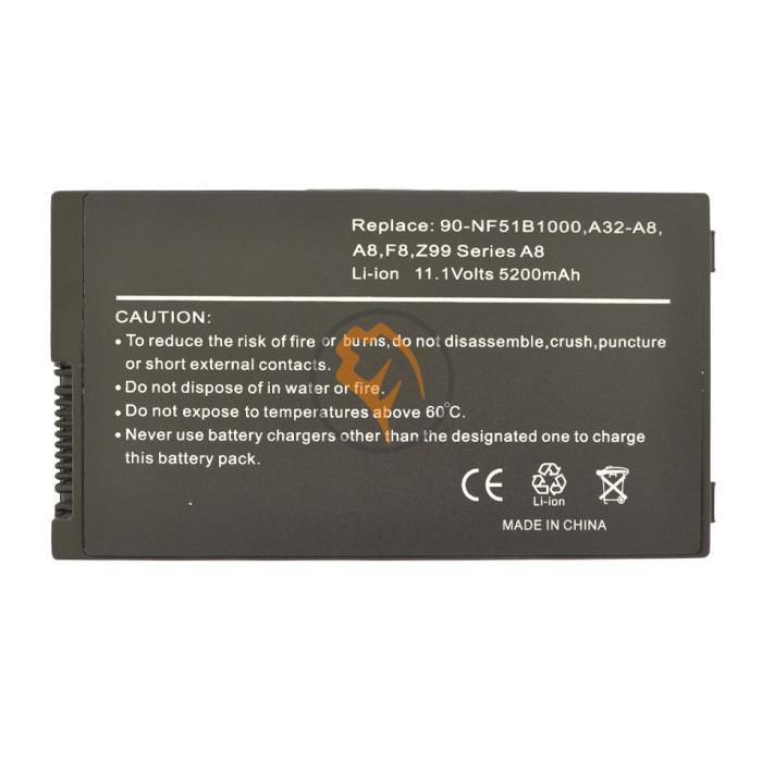 Акумуляторна батарея Asus A32-A8 5200mAh