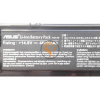 Оригінальна акумуляторна батарея Asus A42-A3 4800mAh