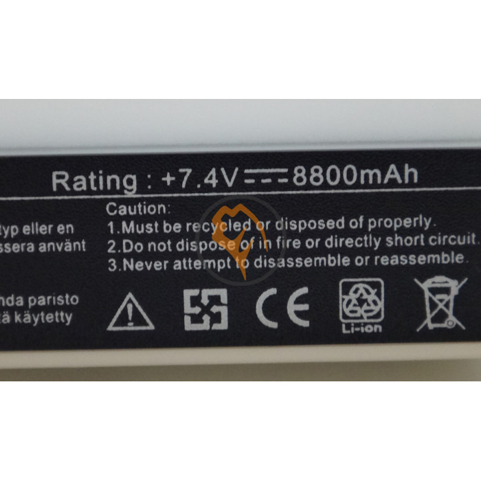 Акумуляторна батарея Asus AL23-901 EEE PC 901 білий 8800mAh