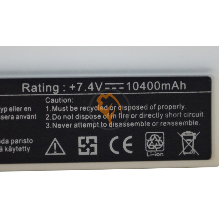 Акумуляторна батарея Asus A22-700 EEE PC білий 10400mAh