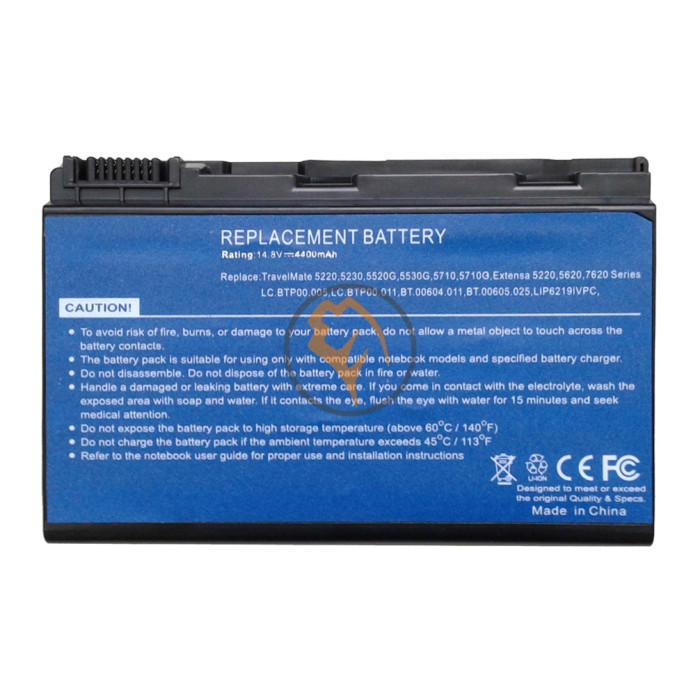 Акумуляторна батарея Acer tm00741 Extensa 5210 14.8V 4400mAh