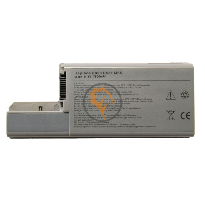Акумуляторна батарея Dell CF623 Latitude D820 grey 7800mAh