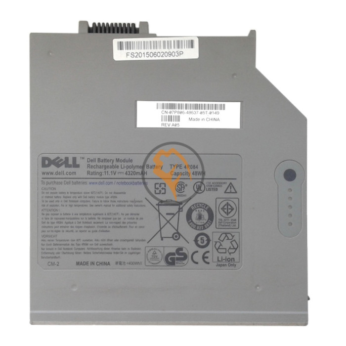 Оригінальна акумуляторна батарея Dell 4R084 Latitude D600 4320mAh