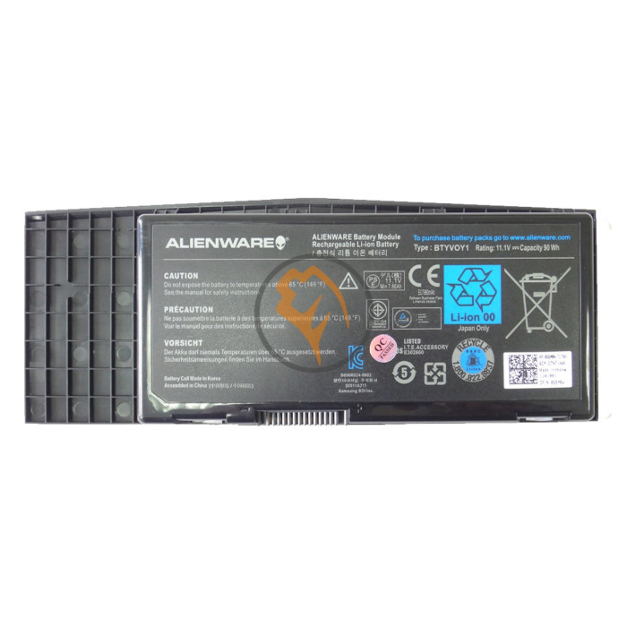 Оригінальна акумуляторна батарея Dell BTYVOY1 Alienware M17x 8100mAh