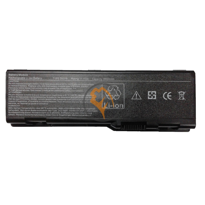 Акумуляторна батарея Dell U4873 Inspiron 6000 5200mAh
