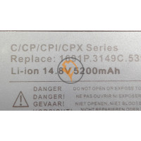 Акумуляторна батарея Dell 1691P Latitude C500 5200mAh
