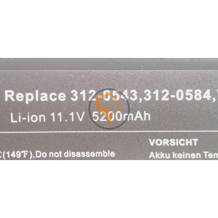 Акумуляторна батарея Dell WW116 Inspiron 1420 5200mAh