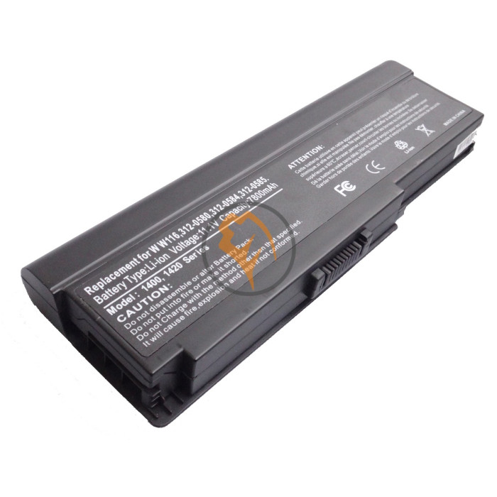 Акумуляторна батарея Dell WW116 Inspiron 1420 7800mAh