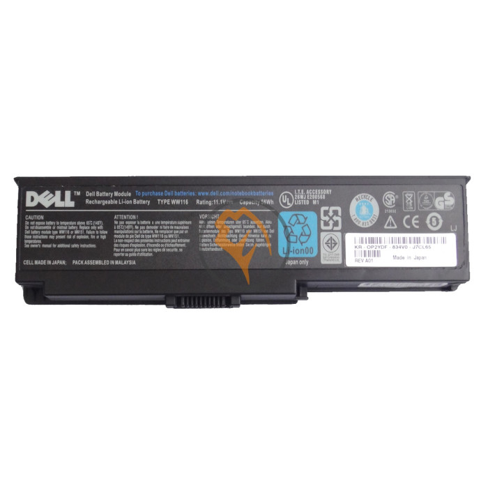 Оригінальна акумуляторна батарея Dell WW116 Inspiron 1420 5200mAh