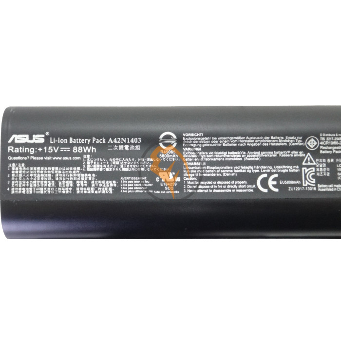Оригінальна акумуляторна батарея Asus ROG G751 A42N1403 5800mAh